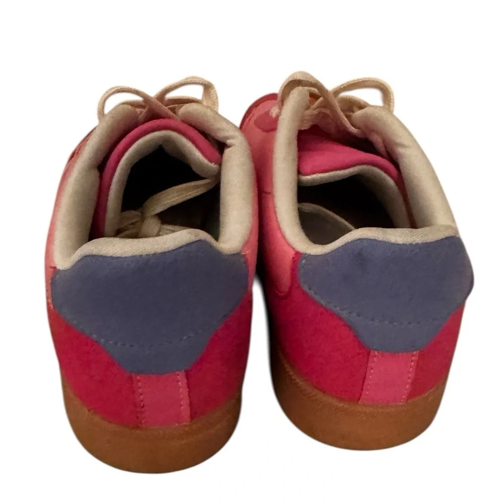 Stylish Pink Women's Sneakers, Size 9, La Sheelah, Comfort, Stylish Sneakers